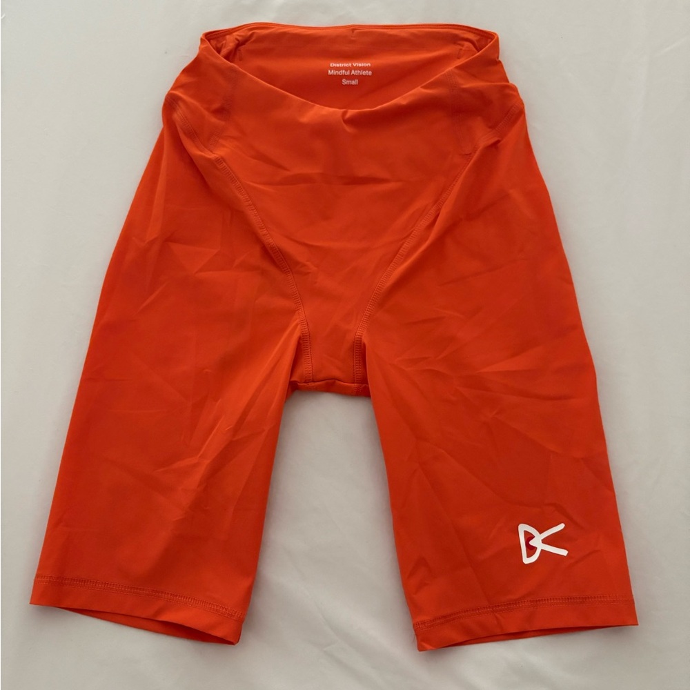 District Vision Maya Pocketed Half Tights Infrared/Orange Small